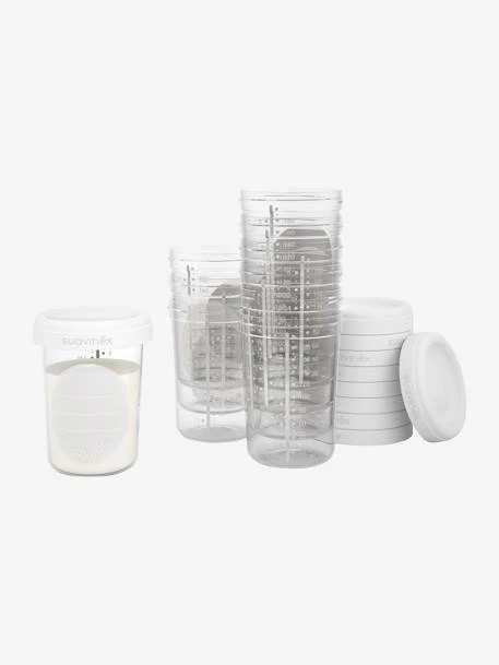 10 Pots De Conservation 200 Ml SUAVINEX Blanc - Suavinex 3 10 Pots De Conservation 200 Ml SUAVINEX Blanc - Suavinex