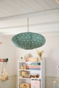 Abat-jour Pour Suspension Boule En Papier Vert - Vertbaudet -Vertbaudet Boutique abat jour pour suspension boule en papier 4