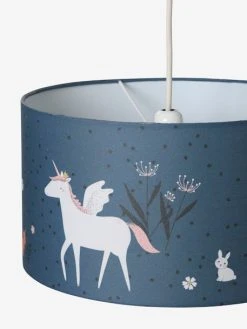 Abat-jour Pour Suspension FORÊT ENCHANTEE Bleu - Vertbaudet -Vertbaudet Boutique abat jour pour suspension foret enchantee 2