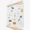 Affiche Abécédaire MINI ZOO Beige - Vertbaudet -Vertbaudet Boutique affiche abecedaire mini zoo