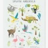 Affiche Animaux D'Amérique Du Sud Living Earth LILIPINSO Multicolore - Lilipinso -Vertbaudet Boutique affiche animaux damerique du sud living earth lilipinso