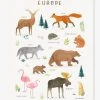 Affiche Animaux D'Europe Living Earth LILIPINSO Marron - Lilipinso 1 Affiche Animaux D'Europe Living Earth LILIPINSO Marron - Lilipinso -Vertbaudet Boutique affiche animaux deurope living earth lilipinso