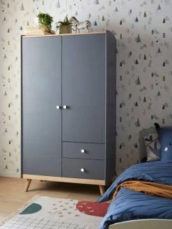 Armoire 2 Portes LIGNE CONFETTI Vert - Vertbaudet -Vertbaudet Boutique armoire 2 portes ligne confetti 3