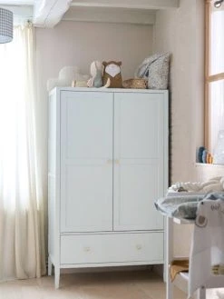 Armoire 2 Portes LIGNE PARISIENNE Vert D'eau - Vertbaudet -Vertbaudet Boutique armoire 2 portes ligne parisienne 3