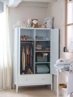 Armoire 2 Portes LIGNE PARISIENNE Vert D'eau - Vertbaudet -Vertbaudet Boutique armoire 2 portes ligne parisienne 5