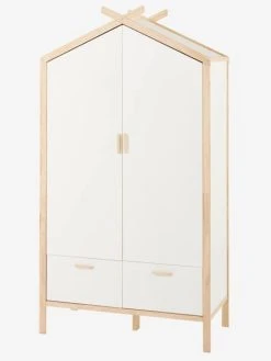 Armoire Cabane ROBINSON Blanc Mate - Vertbaudet -Vertbaudet Boutique armoire cabane robinson 2
