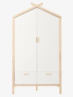 Armoire Cabane ROBINSON Blanc Mate - Vertbaudet -Vertbaudet Boutique armoire cabane robinson 3