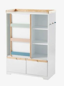 Armoire LIGNE ABC Blanc - Bois - Vertbaudet -Vertbaudet Boutique armoire ligne abc 2