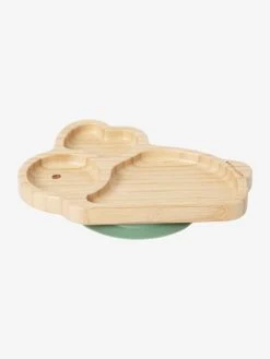 Assiette En Bambou Lapin Naturel - Vertbaudet -Vertbaudet Boutique assiette en bambou lapin 2