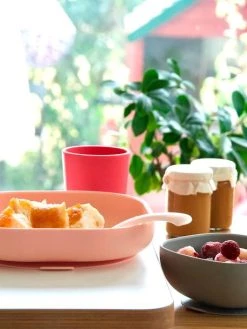 Assiette Silicone Avec Ventouse BEABA Bleu - Beaba -Vertbaudet Boutique assiette silicone avec ventouse beaba 5