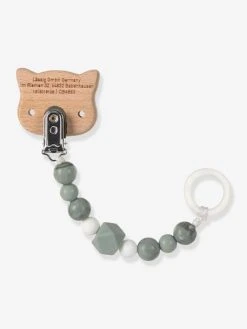 Attache-sucette LÄSSIG Little Chums Gris/chat - Lassig -Vertbaudet Boutique attache sucette lassig little chums 4