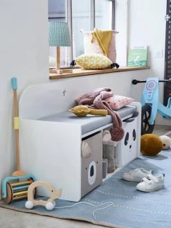 Banquette LIGNE SIRIUS Blanc/gris - Vertbaudet -Vertbaudet Boutique banquette ligne sirius 2