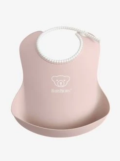 Bavoir Avec Récupérateur BABYBJORN Rose Pastel - Baby Bjorn -Vertbaudet Boutique bavoir avec recuperateur babybjorn 3