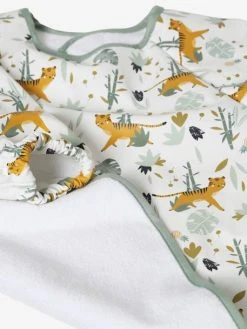 Bavoir Manches Longues VERTBAUDET Imprimé Tigres - Vertbaudet -Vertbaudet Boutique bavoir manches longues vertbaudet 2