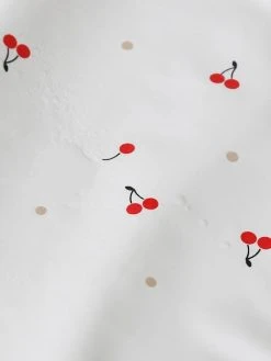 Bavoir Tablier Manches Longues Avec Col Rose Imprimé - Vertbaudet -Vertbaudet Boutique bavoir tablier manches longues avec col 3