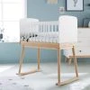 Berceau à Barreaux LIGNE CONFETTI Blanc/bois - Vertbaudet -Vertbaudet Boutique berceau a barreaux ligne confetti