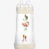 Biberon 320 Ml MAM Easy Start Anti-colique Time For Love Lin - Mam -Vertbaudet Boutique biberon 320 ml mam easy start anti colique time for love