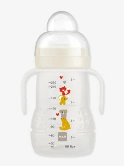Biberon De Transition 220 Ml MAM Trainer+ Avec Anses Bleu - Mam