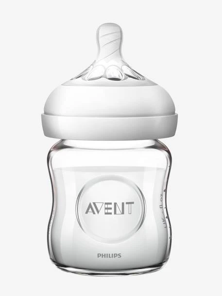 Biberon Verre 120 Ml Philips AVENT Natural Sans BPA Transparent - Philips Avent 4 Biberon Verre 120 Ml Philips AVENT Natural Sans BPA Transparent - Philips Avent – Image 2