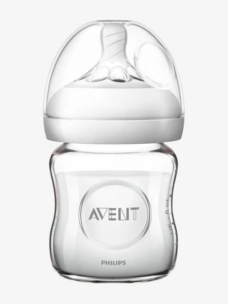 Biberon Verre 120 Ml Philips AVENT Natural Sans BPA Transparent - Philips Avent 3 Biberon Verre 120 Ml Philips AVENT Natural Sans BPA Transparent - Philips Avent