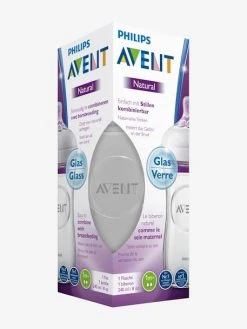 Biberon Verre 240 Ml Philips AVENT Natural Sans BPA Transparent - Philips Avent -Vertbaudet Boutique biberon verre 240 ml philips avent natural sans bpa 3
