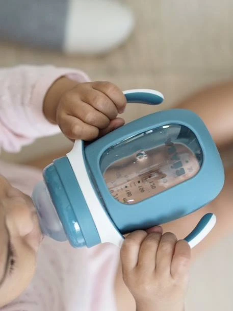 Biberon/tasse D'apprentissage 2 En 1 BEABA En Verre (210 Ml) Rose - Beaba 4 Biberon/tasse D'apprentissage 2 En 1 BEABA En Verre (210 Ml) Rose - Beaba – Image 2