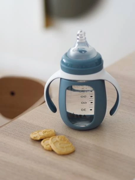 Biberon/tasse D'apprentissage 2 En 1 BEABA En Verre (210 Ml) Rose - Beaba 5 Biberon/tasse D'apprentissage 2 En 1 BEABA En Verre (210 Ml) Rose - Beaba – Image 3