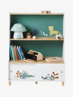 Bibliothèque Jungle Paradise Blanc - Vertbaudet 8 Bibliothèque Jungle Paradise Blanc - Vertbaudet -Vertbaudet Boutique bibliotheque jungle paradise 2