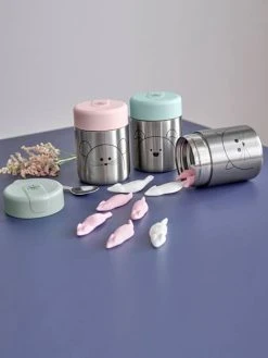 Boîte à Lunch Thermos Repas LÄSSIG Little Chums Menthe/chien - Lassig -Vertbaudet Boutique boite a lunch thermos repas lassig little chums 4