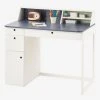 Bureau Enfant COSMOS Blanc Clair Uni Avec Decor - Vertbaudet 1 Bureau Enfant COSMOS Blanc Clair Uni Avec Decor - Vertbaudet -Vertbaudet Boutique bureau enfant cosmos