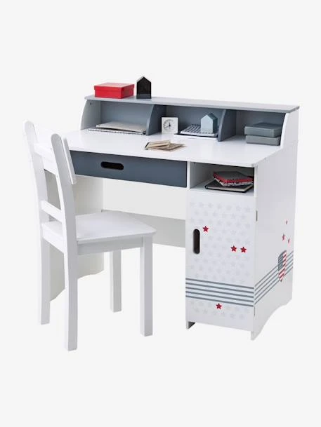 Bureau Enfant ECUSSON Blanc - Vertbaudet 4 Bureau Enfant ECUSSON Blanc - Vertbaudet – Image 2