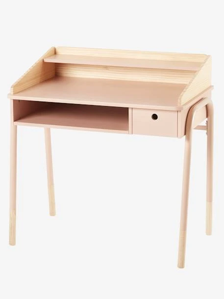 Bureau Enfant LIGNE AMAZONIE Rose - Vertbaudet 4 Bureau Enfant LIGNE AMAZONIE Rose - Vertbaudet – Image 2