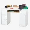 Bureau Enfant LIGNE ECLIPSE Blanc/bois - Vertbaudet -Vertbaudet Boutique bureau enfant ligne eclipse