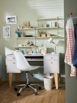 Bureau Enfant LIGNE FJORD Gris/bois - Vertbaudet -Vertbaudet Boutique bureau enfant ligne fjord 2