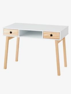 Bureau Enfant LIGNE GRANDE OURSE Blanc / Bois - Vertbaudet -Vertbaudet Boutique bureau enfant ligne grande ourse 2