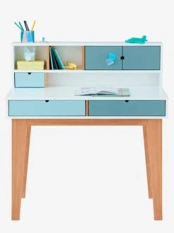 Bureau Enfant LIGNE OSLO Blanc/bleu/bois - Vertbaudet 10 Bureau Enfant LIGNE OSLO Blanc/bleu/bois - Vertbaudet -Vertbaudet Boutique bureau enfant ligne oslo 2