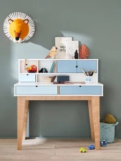 Bureau Enfant LIGNE OSLO Blanc/bleu/bois - Vertbaudet 12 Bureau Enfant LIGNE OSLO Blanc/bleu/bois - Vertbaudet -Vertbaudet Boutique bureau enfant ligne oslo 4
