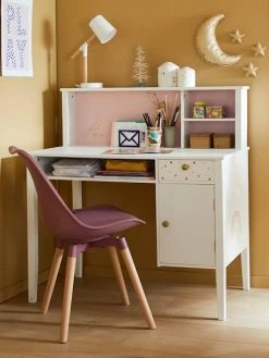 Bureau Enfant MAKE A WISH Blanc Clair Uni Avec Decor - Vertbaudet 10 Bureau Enfant MAKE A WISH Blanc Clair Uni Avec Decor - Vertbaudet -Vertbaudet Boutique bureau enfant make a wish 2