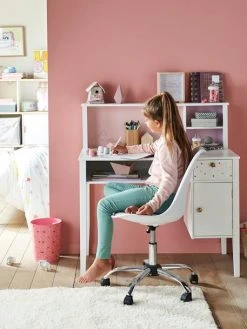 Bureau Enfant MAKE A WISH Blanc Clair Uni Avec Decor - Vertbaudet 11 Bureau Enfant MAKE A WISH Blanc Clair Uni Avec Decor - Vertbaudet -Vertbaudet Boutique bureau enfant make a wish 3