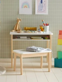 Bureau Maternelle ECOLIER Blanc - Vertbaudet -Vertbaudet Boutique bureau maternelle ecolier 3