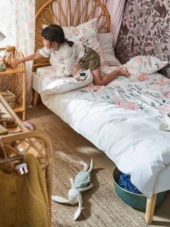 Cadre De Lit LIGNE CONFETTI Blanc/bois - Vertbaudet -Vertbaudet Boutique cadre de lit ligne confetti 3