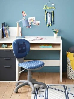 Chaise De Bureau à Roulettes Enfant Super-héros Bleu - Vertbaudet -Vertbaudet Boutique chaise de bureau a roulettes enfant super heros 5