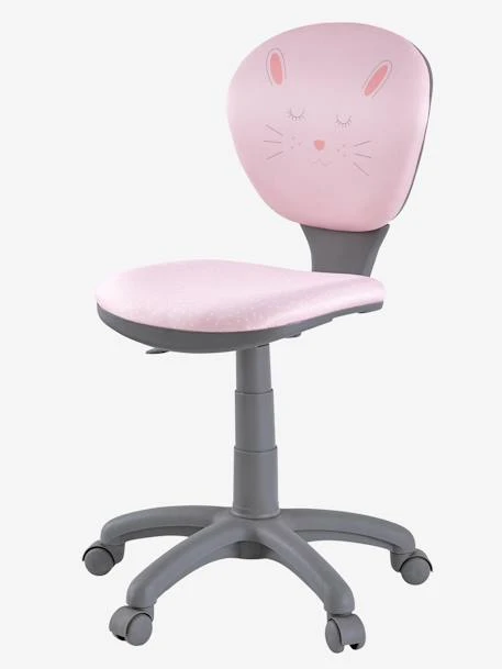 Chaise De Bureau Enfant à Roulettes Rose - Vertbaudet 3 Chaise De Bureau Enfant à Roulettes Rose - Vertbaudet