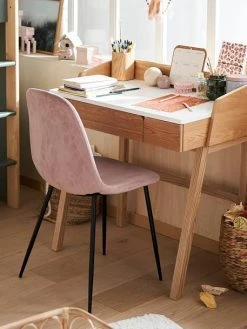 Chaise Enfant En Velours Côtelé Soft Rose - Vertbaudet -Vertbaudet Boutique chaise enfant en velours cotele soft 5