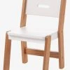 Chaise Maternelle, Assise 30 Cm LIGNE ARCHITEKT Blanc/bois - Vertbaudet -Vertbaudet Boutique chaise maternelle assise 30 cm ligne architekt