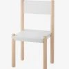 Chaise Maternelle Pour Table De Jeu LIGNE WOODY Blanc - Bois - Vertbaudet 1 Chaise Maternelle Pour Table De Jeu LIGNE WOODY Blanc - Bois - Vertbaudet -Vertbaudet Boutique chaise maternelle pour table de jeu ligne woody