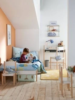 Chaise Maternelle Pour Table De Jeu LIGNE WOODY Blanc - Bois - Vertbaudet -Vertbaudet Boutique chaise maternelle pour table de jeu ligne woody 4