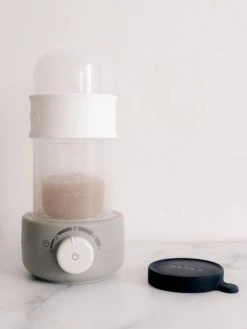 Chauffe-biberon Et Stérilisateur BEABA Baby Milk Second Gris/blanc - Beaba -Vertbaudet Boutique chauffe biberon et sterilisateur beaba baby milk second 2