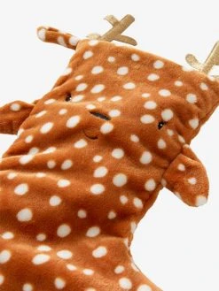 Chaussette De Noël Fausse Fourrure Renne Marron - Vertbaudet -Vertbaudet Boutique chaussette de noel fausse fourrure renne 2