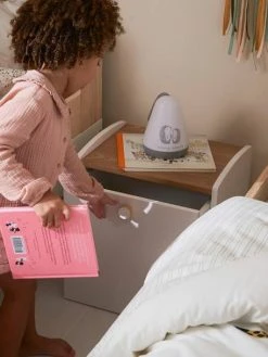 Chevet Avec Bac à Roulettes LIGNE CONFETTI Blanc - Vertbaudet -Vertbaudet Boutique chevet avec bac a roulettes ligne confetti 4